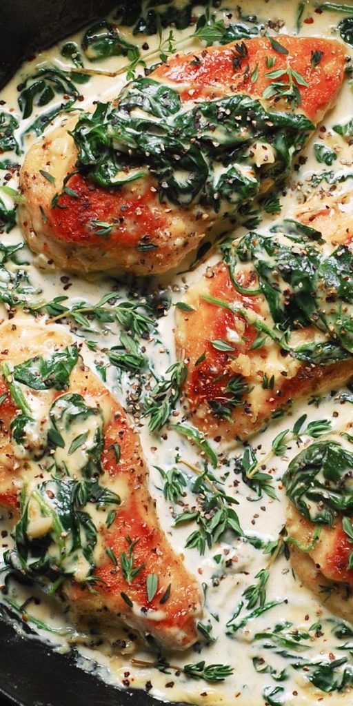 Creamy Chicken Spinach: A Flavorful And Nutritious Dish