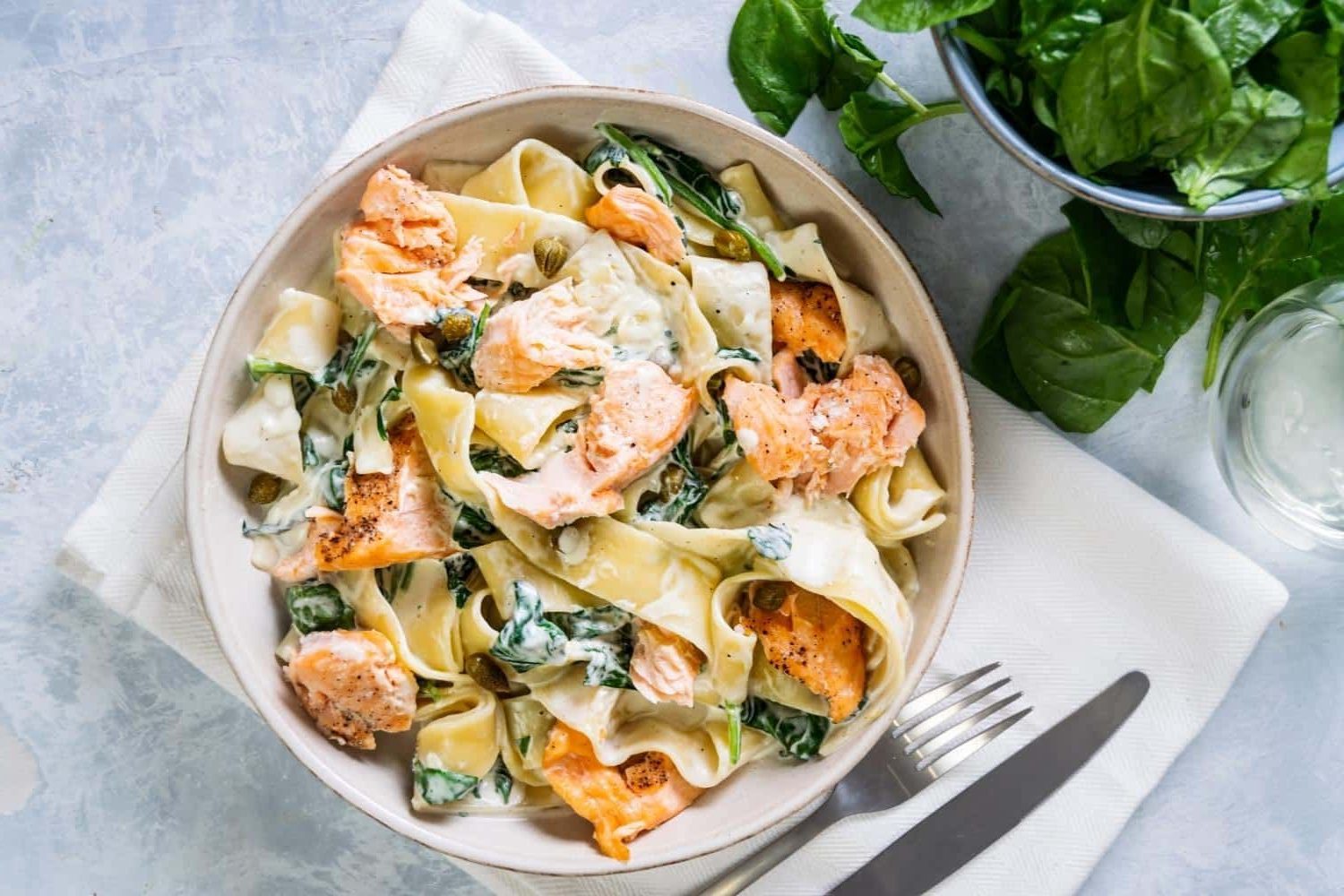 Healthy and Creamy Salmon Pasta Recipe Details