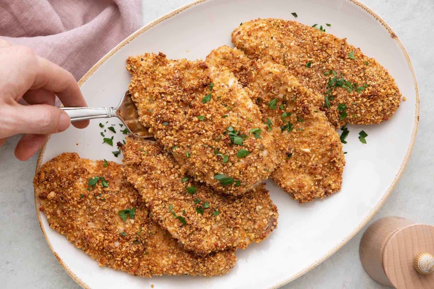 Almond Crusted Crispy Chicken Breasts Recipe Details