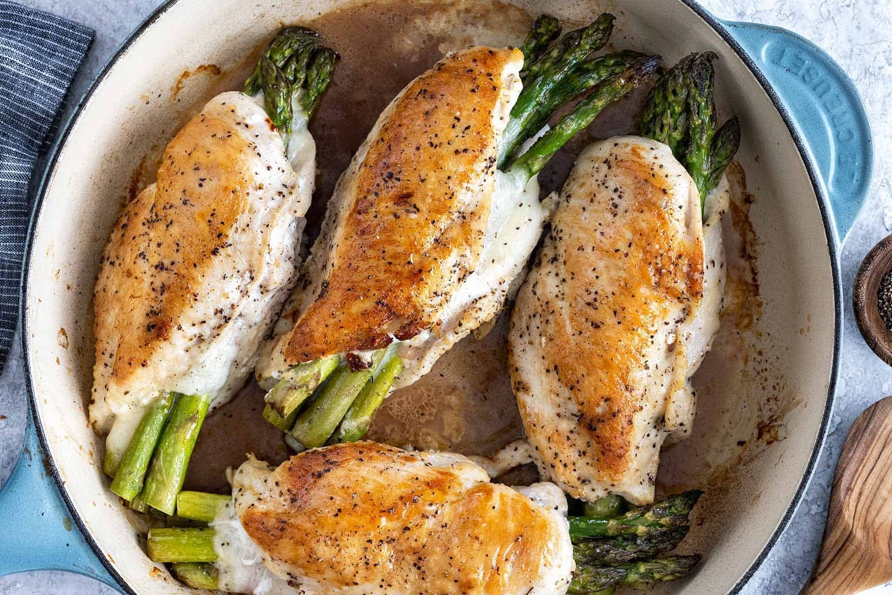 Easy Asparagus Stuffed Chicken Breast Recipe Details
