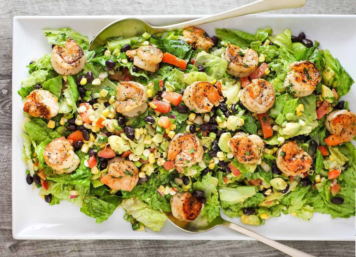 Avocado Corn Salad With Grilled Shrimp Recipe Details