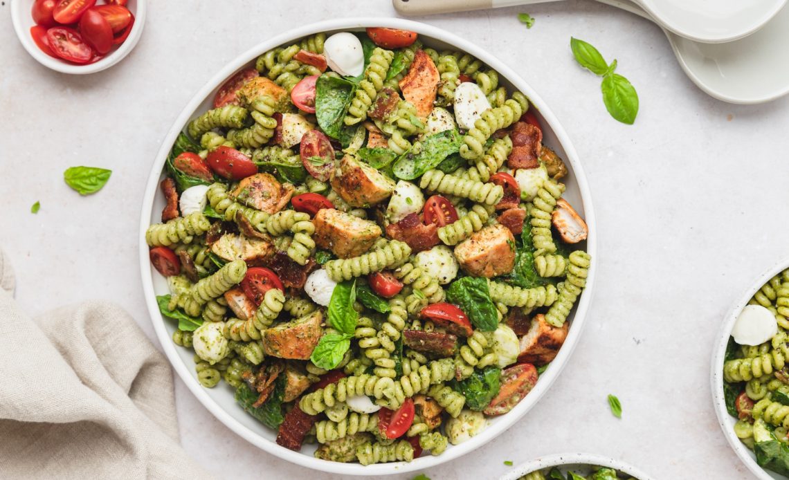 Creamy Chicken Pesto Pasta Salad A Perfect Balance Of Flavor And Nutrition