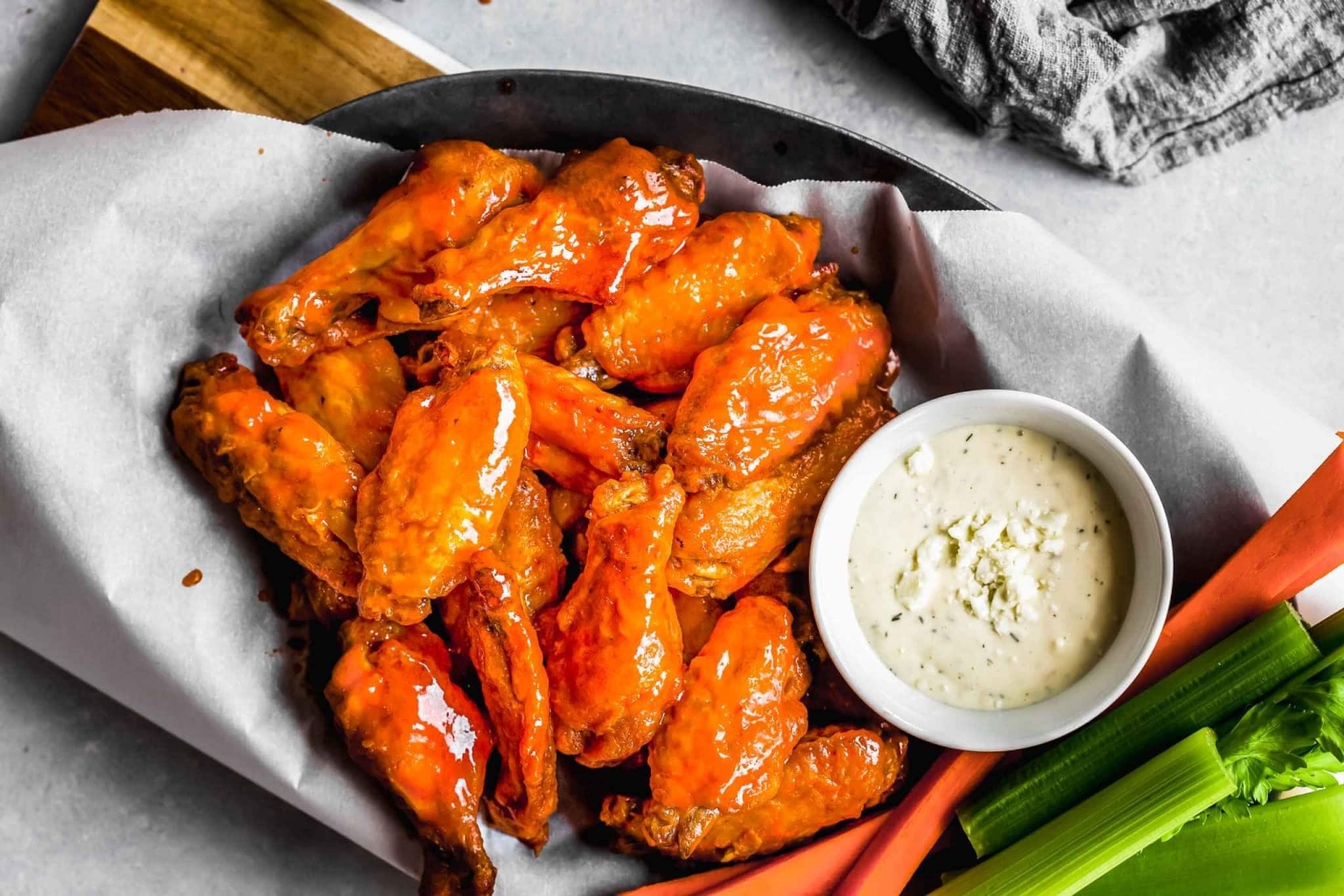 Crispy Air fried Buffalo Chicken Wings Recipe Details