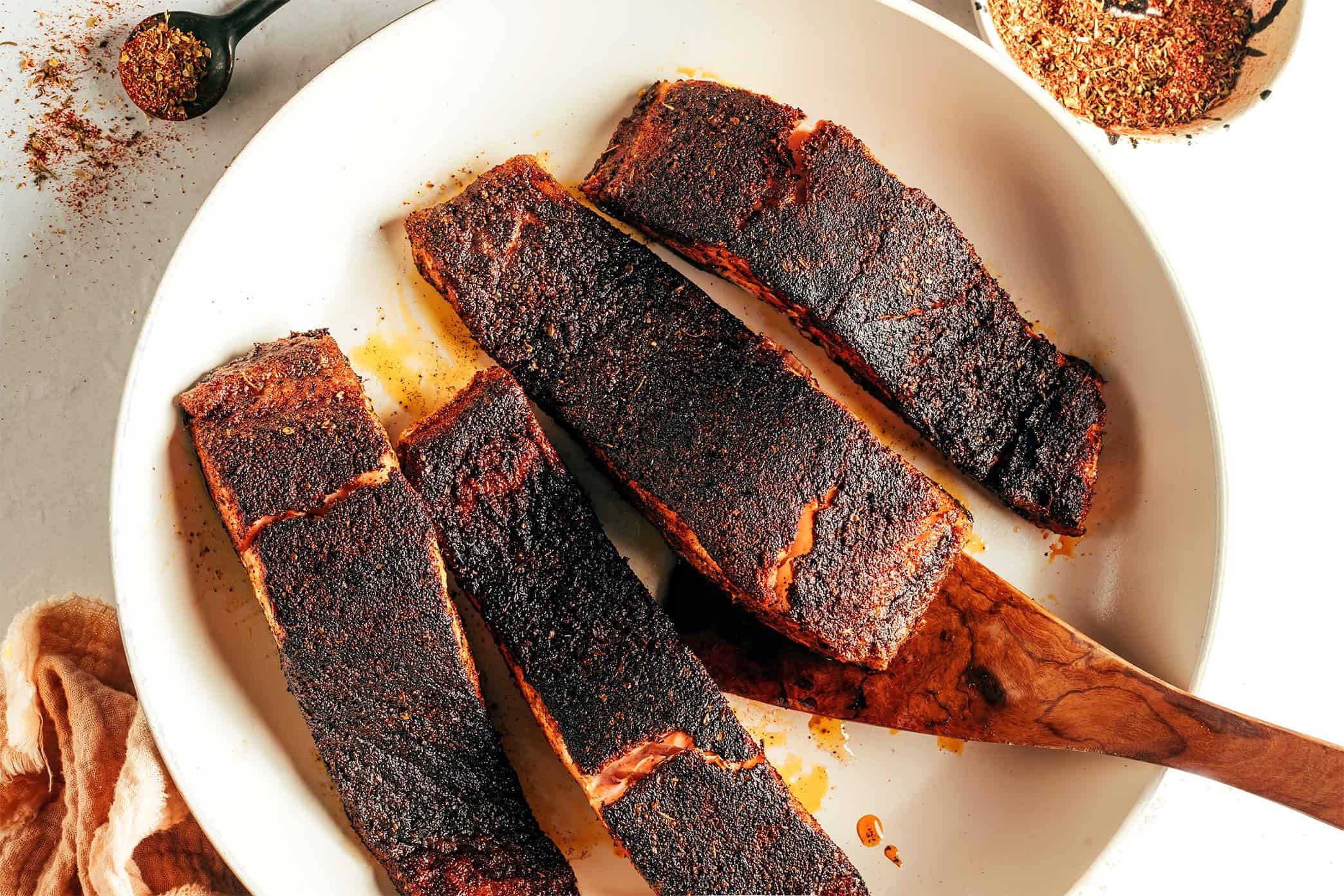 Easy and Simple Blackened Salmon Recipe Details