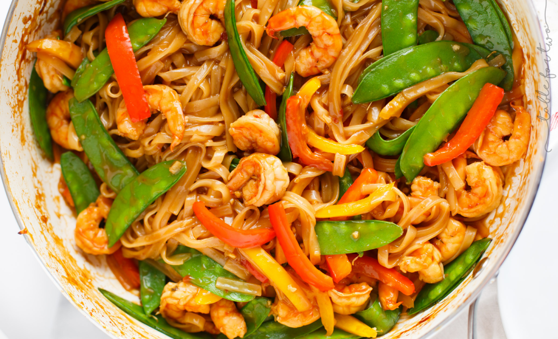 Easy Shrimp Stir Fry Noodles Recipe - Quick And Delicious