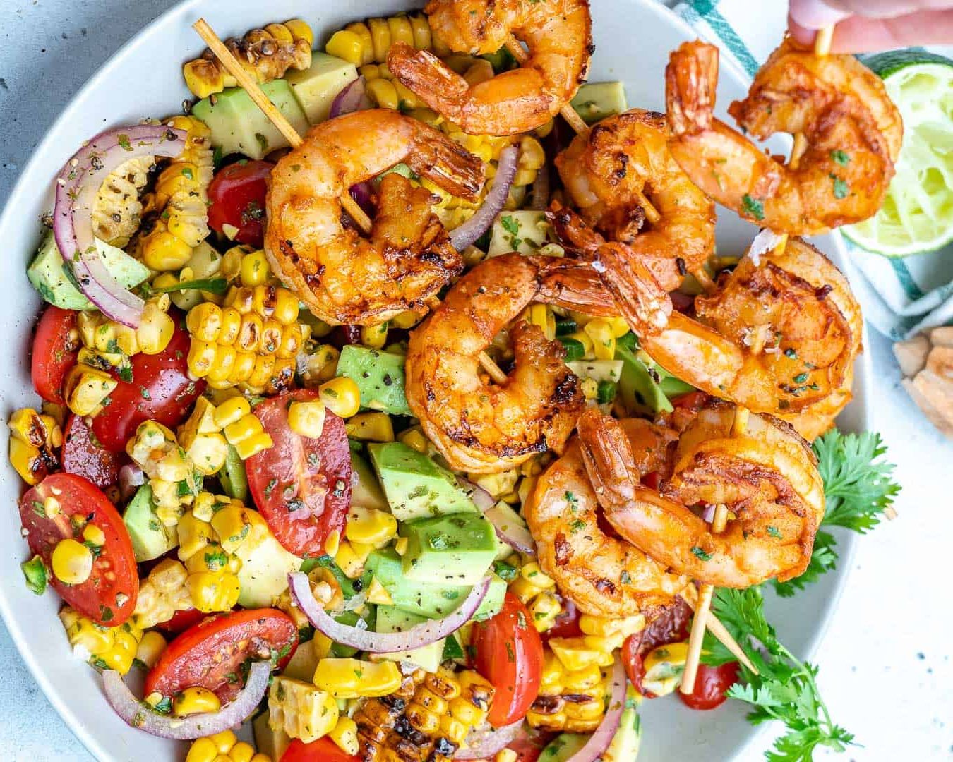 Healthy Grilled Shrimp Salads Recipe Details