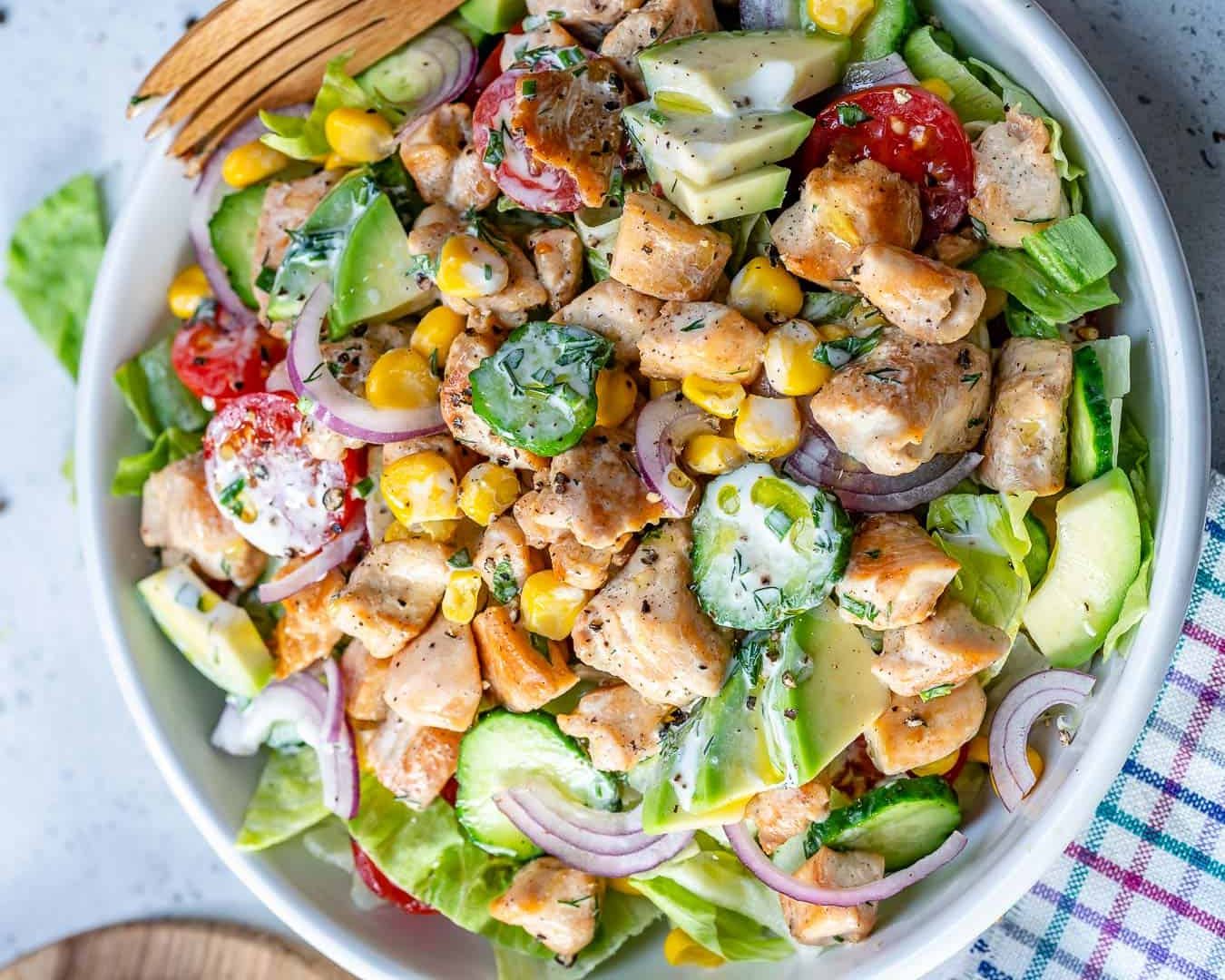 Healthy Ranch Chicken Salads Recipe Details