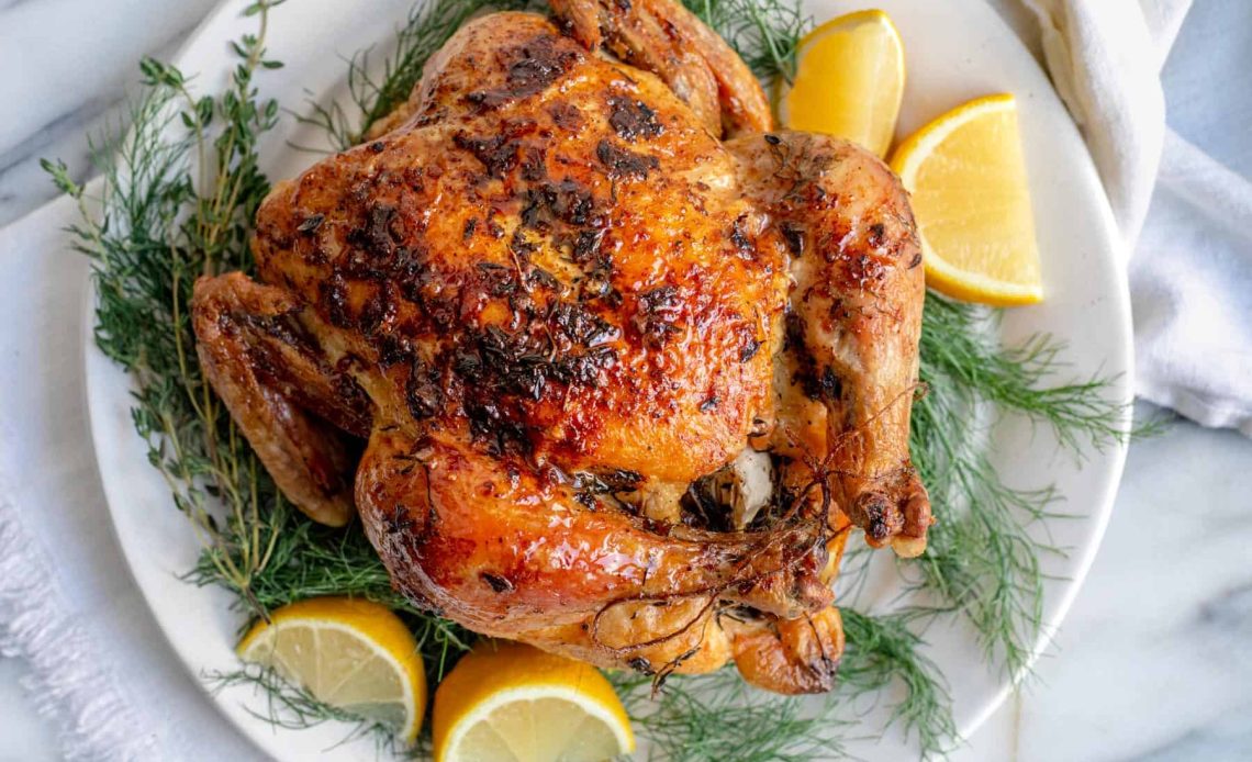 Lemon Garlic Oven Roasted Whole Chicken: A Feast For Taste Buds And Health
