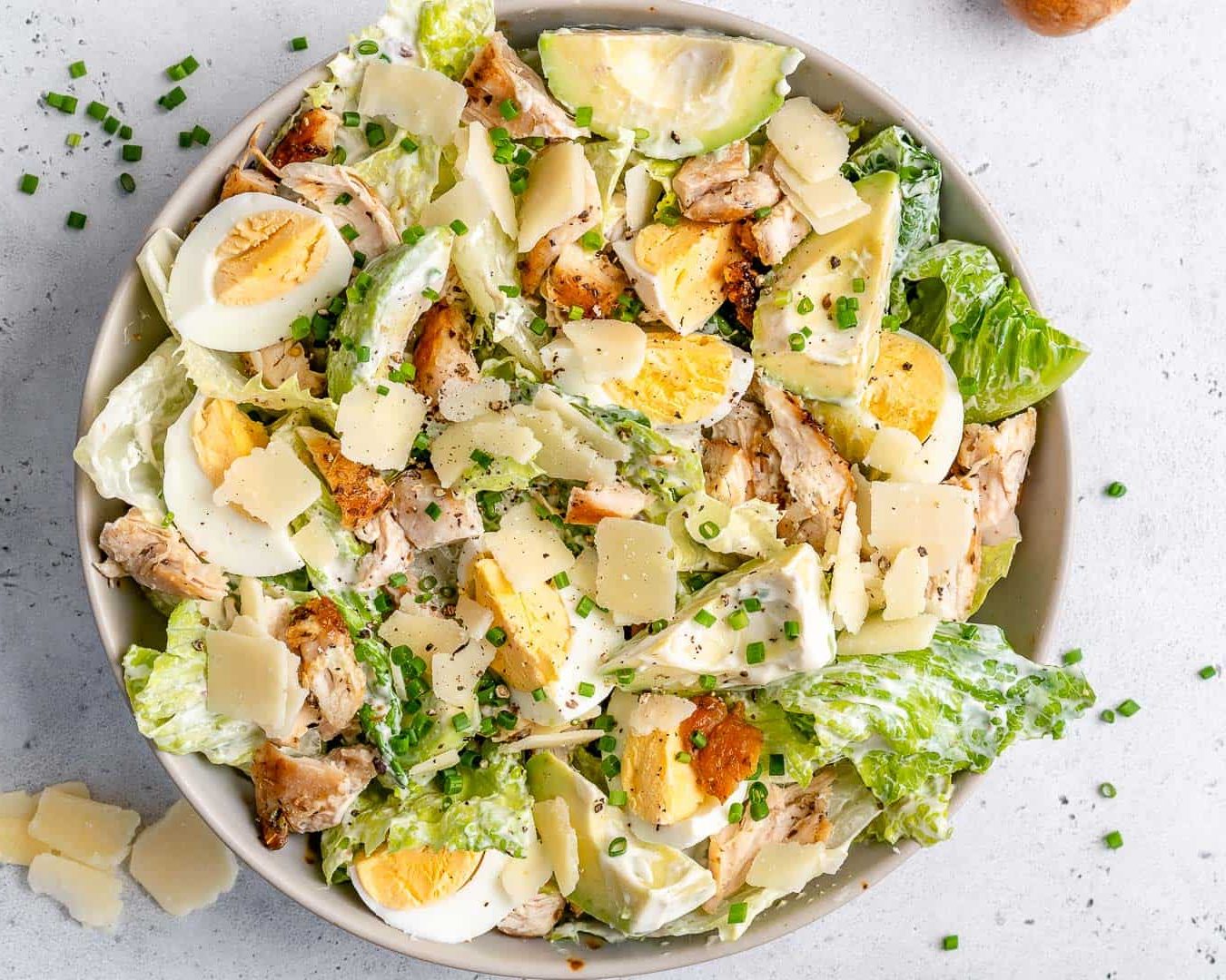 Low Carb Chicken Caesar Salad Recipe Details