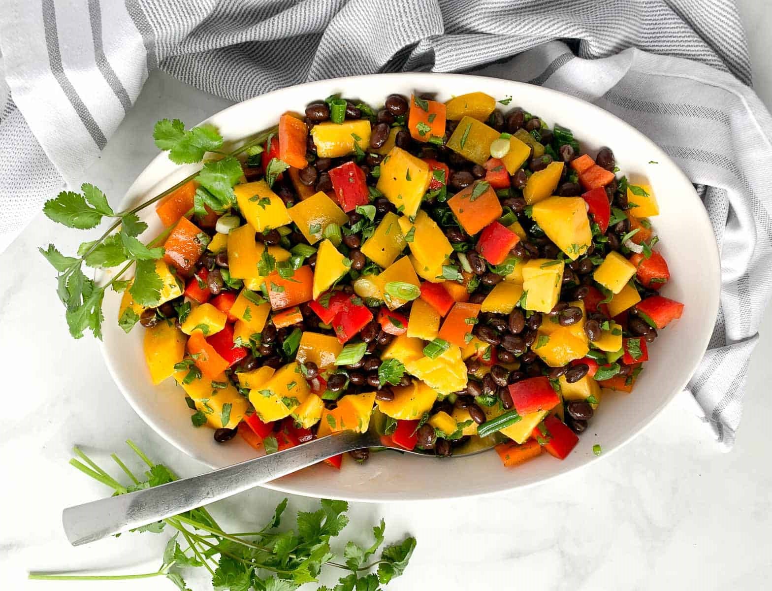 Mango Black Bean Salad Recipe Details