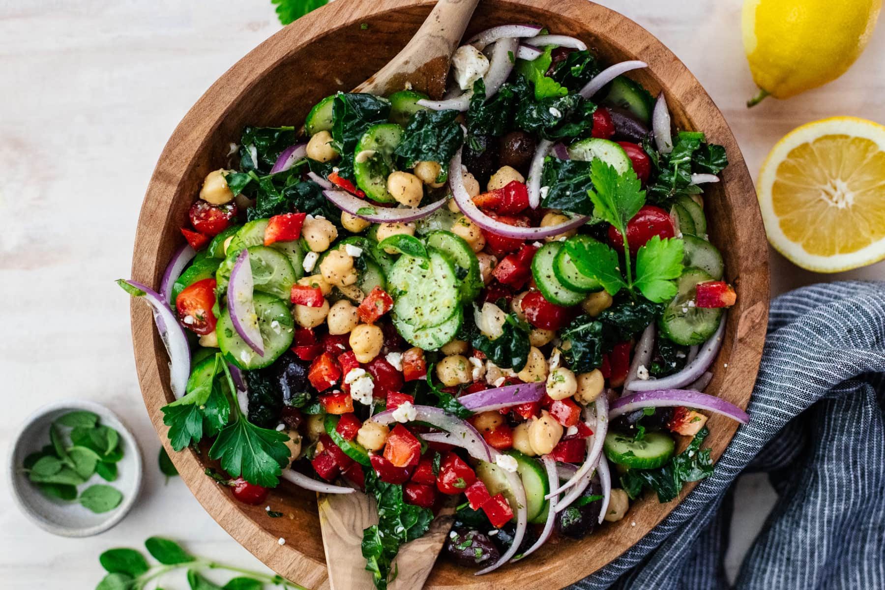 Super Flavorful Mediterranean Chickpea Salad Recipe Details