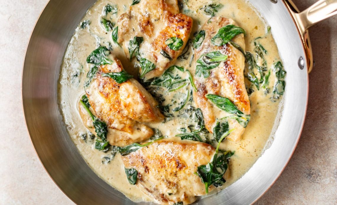 Creamy Chicken Spinach A Flavorful And Nutritious Dish
