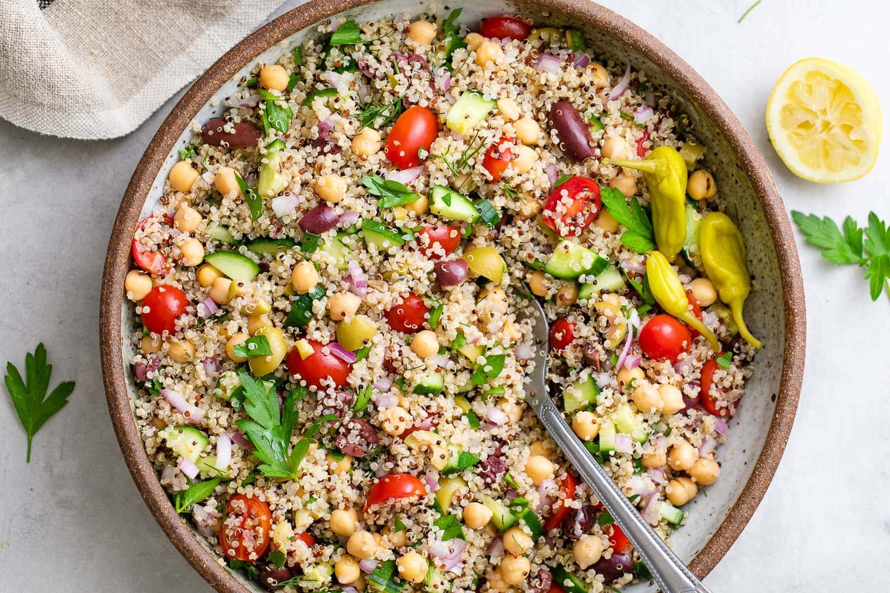 Greek Quinoa Salad Bowl Recipe Details